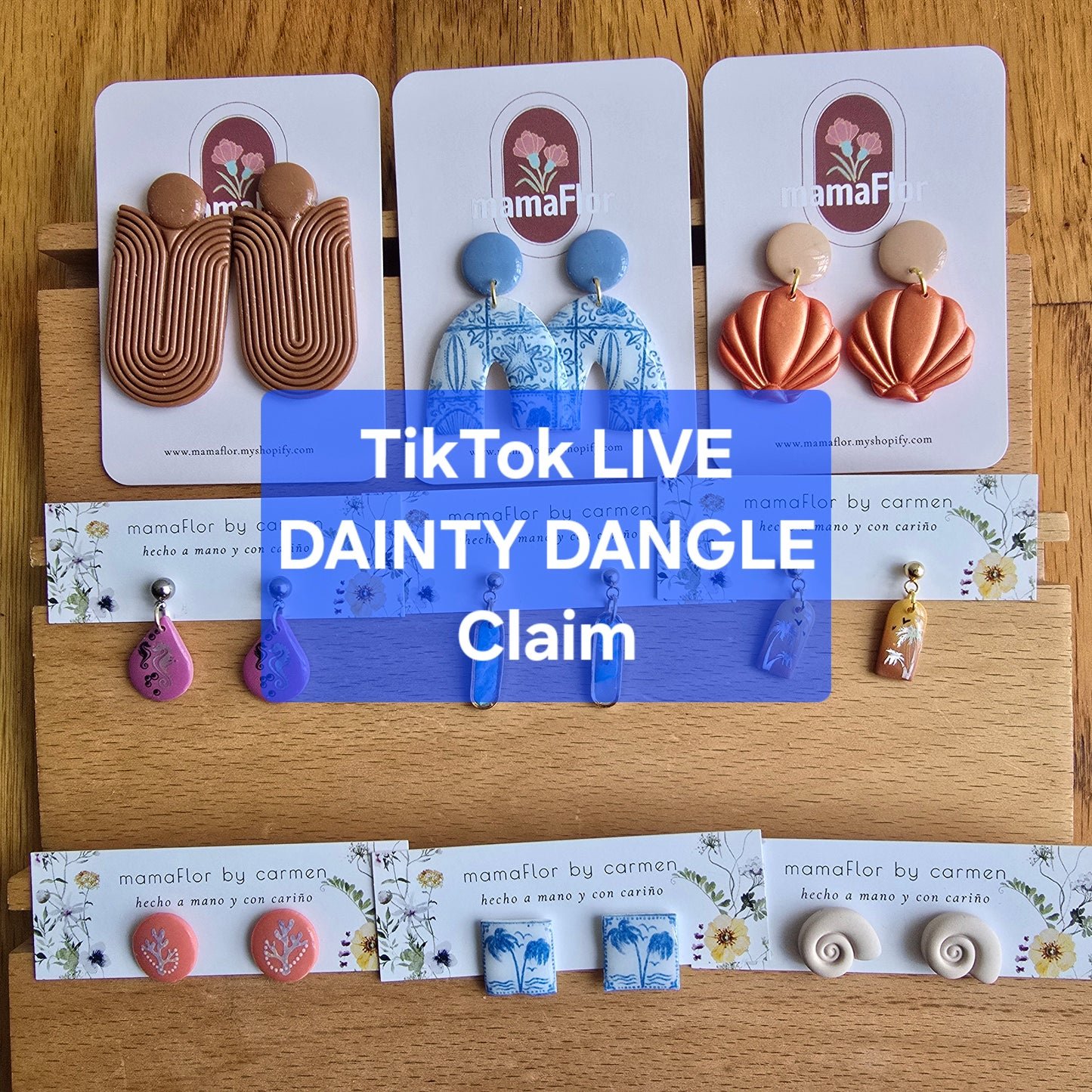Dainty Dangle Earrings - TikTok LIVE Claim